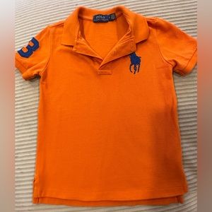 Ralph Lauren Boys Orange Polo